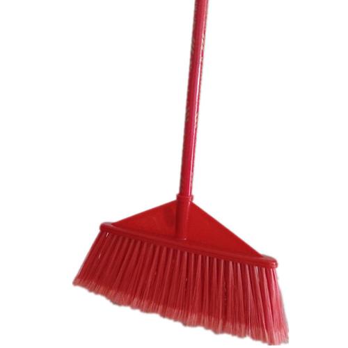 居家 居家清洁用品 扫帚 >供应批发长柄塑料扫把 木杆三角扫 开